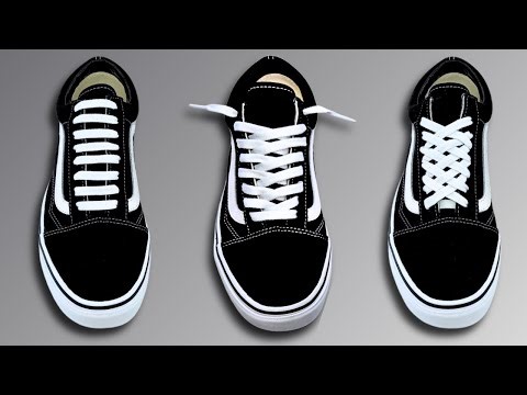 3 Cool Ways To Lace Vans Old Skools | Vans Old Skool Lacing