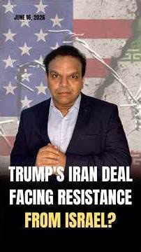 IsraelDrawsRedLine as US-Iran Talks Advance #iran #iranisraelwar #iranwar #trump #israel #netanyahu