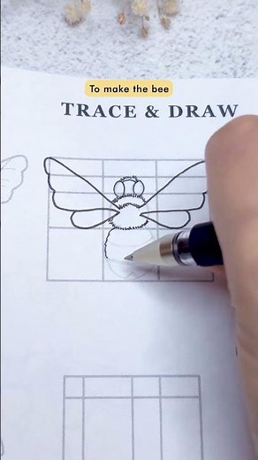 How to draw a Bumble Bee the Best way I could Figure out 🐝