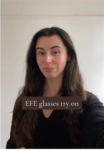 Trying on my EFE glasses! Thank you @efeglasses_official for sending me these. You can use my code for 5% off: https://www.efeglasses.com/eyeglasses/women/?invite=Ellie15 #glasses #tryon #reading #literature #books