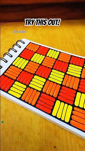 Colour zentangle art🌈| Fine Line Flow | Calm & Relaxing Pattern