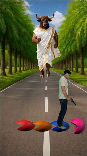 I Jump on Pac-man to Cow, Jombi & Lizard and wait for end game over #shorts #youtubeshorts #ytshorts