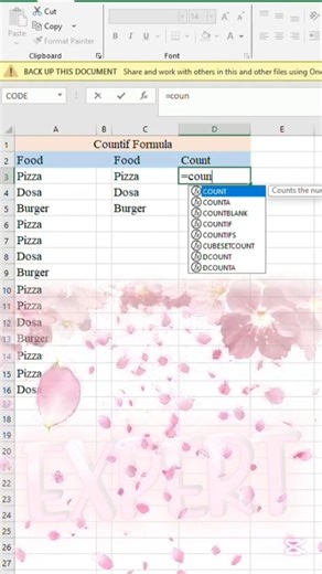 Count Products in Excel Instantly | COUNT & COUNTA Shortcut | Digital Office Skill