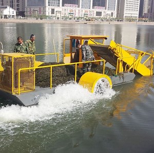 [Hot Item] Water Surface Garbage Salvage Vessel Cutting Machine Aquatic Harvester with New Design