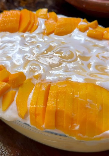 Delicious Arabian Mango Bread Pudding Recipe