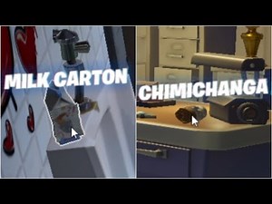 Find Deadpools Milk Carton & Chimichangas around HQ Guide – Fortnite (Deadpool Skin Challenges)