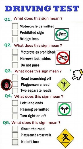 Driving test practice #quiz #quiz #ontariog1test