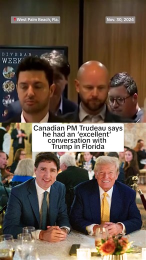 President-elect Trump and Canadian Prime Minister Justin Trudeau met Friday night at Trump’s Mar-a-Lago home, as Trump threatens to impose hefty tariffs on both Canada and Mexico. | NBC News