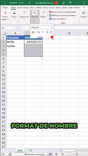 la solution pour renseigner des numéros de téléphone sur Excel !