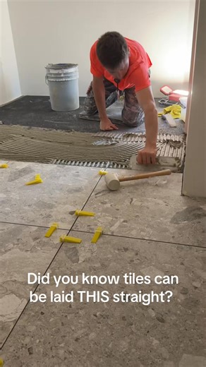 How to install large format floor tiles | The Creative KH