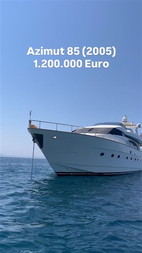 BLC Yachts - Sales l Charter l Management on Instagram: "Azimut 85 (2005) is available in Bodrum 🌊 Privately used, well maintained, and ready for her next owner. 🛥 4 cabins ⚙️ 2 x 1550 hp MTU — 2,450 hours 💼 Owner motivated to sell DM us for specs & viewings."