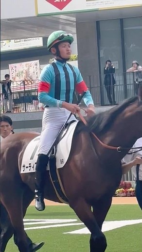 京都競馬 パドック 田口貫太騎手とサーティファイド 9R 3歳以上1勝クラス（2025.10.11）