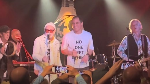 R.E.M. reunite to play "Pretty Persuasion" with Michael Shannon and Jason Narducy