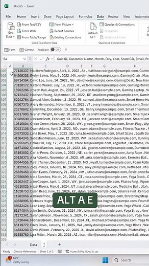 How to clean messy CSV data using Text to Columns. 🤯 #excel #tutorial