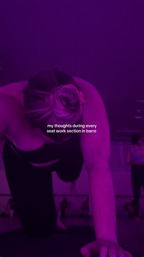 it’s the way the sweat was dripping off #barre #hotbarre #workoutclass