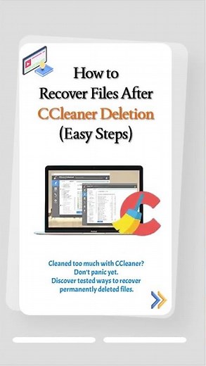 CCleaner Deleted Your Files? Here’s How to Recover Them!#ccleaner #filerecovery