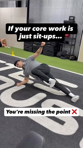 Most people think “core training” means abs, crunches, and maybe a plank or two… but your core does so much more than that. Your core is the foundation of control — not just flexing forward. A strong core: ✔️ Helps you resist rotation ✔️ Keeps you stable under load ✔️ Improves power, speed, and balance ✔️ Supports every lift and every step ✔️ Protects you from injury Sit-ups don’t give you that. Control does. When you train your core to resist movement, not just create it, everything else gets b