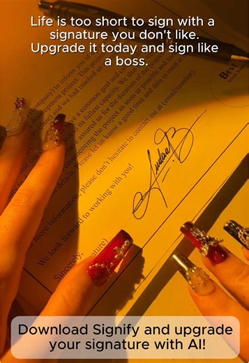 Your signature is your identity. Be a boss. #signature #signatureideas #signatures