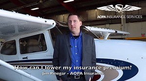 It's always nice to save some money and many aircraft owners ask us, "How can I lower my insurance premiums?". In this edition of Ask Jim, AOPA's Jim Pinegar gives some helpful tips on lowering your insurance costs. Learn more about AOPA Insurance Services here: http://bit.ly/2f8abAt | AOPA: your freedom to fly