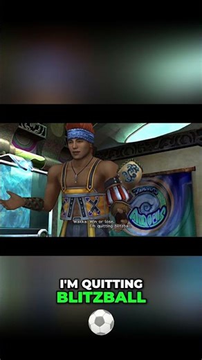 Wakka Retires Blitzball 'Let's Win This Last One!' #ffxhd #finalfantasy