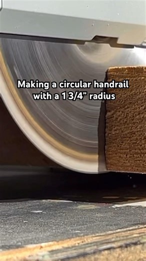 Making a Round Handrail