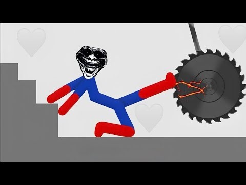 Best Falls | Stickman Dismounting compilation of funny moments RADIAL STICK #723