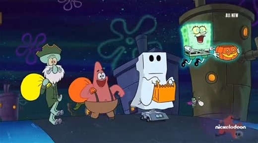 Nick Vault on Instagram: "SpongeBob and the gang go trick or treating! 🍭🍬🍫🎃 Ep: The Haunted Bucket (SS16 Ep12)"