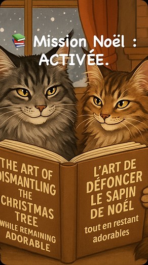 Volt + Vaïana en pleine formation commando de Noël. Au programme :...