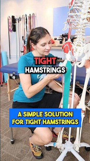 A Simple Solution for Tight Hamstrings #stetching #hamstrings #bobandbrad #physicaltherapy #fitness