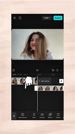 Background text tutorial in CapCut