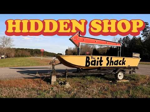 I found a HIDDEN tackle shop in East Tennessee: The Bait Shack Tour
