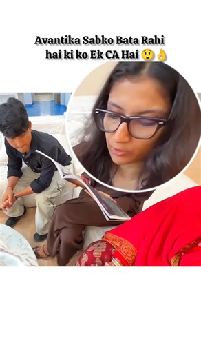 Avantika Sabko Bata Rahi Hai ki Vo Ek CA Hai 😲👌 #shorts