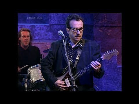 Elvis Costello "Watching The Detectives" live BBC, 1996 (HD)
