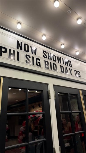 PHI SIGMA SIGMA on Instagram: "NOW PLAYING: PHI SIG BID DAY 2026 ⭐️🎬🍿 WELCOME HOME PC 26!!! We already love you all so much and we’re so happy that you’re joining our sisterhood ❤️ Video by our amazing sister @hannah_guidotti #phisigpsu"
