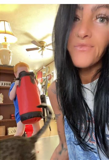 Let’s take his trampoline outside afternoon vlog