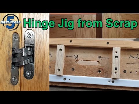 How To Install Invisible Hinges DIY Jig!