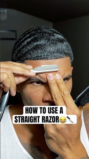 How To Use A Straight Razor On Your #hairline