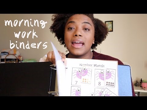 Morning Work Binders - Special Education