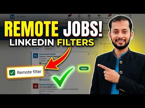 Find Remote Jobs on LinkedIn in Minutes (With Filters + Real Application)