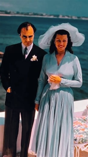 ♡ 𝙾𝙻𝙳 𝙷𝙾𝙻𝙻𝚈𝚆𝙾𝙾𝙳 𝙻𝙾𝚅𝙴 ♡ on Instagram: "♡ 𝓡𝓲𝓽𝓪 & 𝓐𝓵𝔂 ♡ •Newsreel footage of Rita Hayworth and her third husband, Prince Aly Khan, taken on their wedding day in France, 1949. 🩵 ♡ ♡ ♡ 𝐅𝐨𝐥𝐥𝐨𝐰 𝐌𝐞: @oldhollywoodcouples ♡ ✨#ritahayworth #princealykhan 