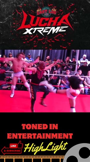 It was a clean sweep at Lucha Xtreme #prowrestling #shorts #highlights #aew #wwe #luchalibre