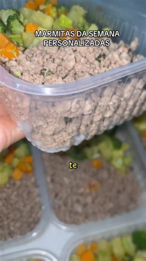 Marmitas da semana para emagrecimento com baixo carboidratos e reduzida em calorias