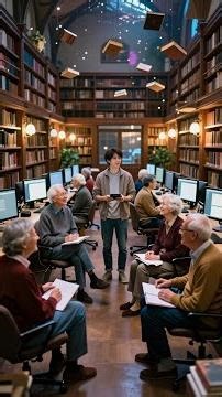 Anak Buka Klub Coding di Perpustakaan — Mengubah Hidup Para Lansia
