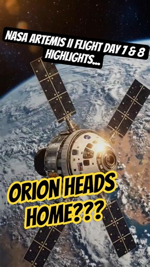 Artemis II Flight Day 7 & 8: How NASA’s Orion Starts Its Return From The Moon #shorts #trending