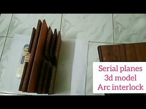 SERIAL PLANE 3D MODEL|FIRST YEAR 1ST SEMESTER ARCHITECTURE||ARC INTERLOCK