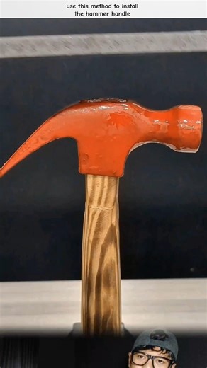 use this method to install the hammer handle