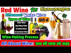 All About Wine: Types of Wine! Wine Making Process! Wines! Red Wine! Sparkling Wine! Champagne! Wine