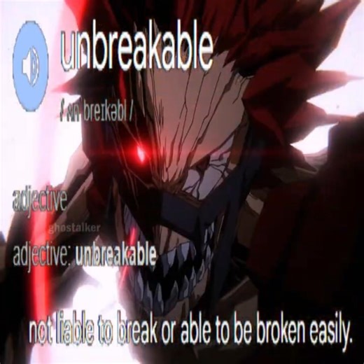 UNBREAKABLE. #kirishima #redriot #unbreakable #myheroacademia #mha #mhacommunity