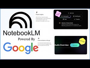 NotebookLM by Google Tutorial 2025: AI Assistant for Research | Mind Maps, FAQs & Audio Overview