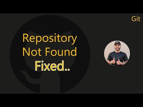 Repository not found | Git - remote